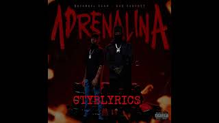 Adrenalina letra Natanael Cano x Dan Sanchez Lyrics video [upl. by Dellora]