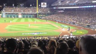 Behold The greatest 90 seconds in PNC Park history Pirates vs Reds 2013 playoffs [upl. by Lahcsap]