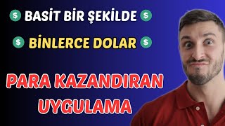 PARA KAZANDIRAN UYGULAMA 💰 Binlerce Dolar Kazanabilirsiniz  İnternetten Para Kazandıran Uygulamalar [upl. by Samtsirhc564]