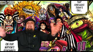 One Pieces Greatest ARC Comes To Its End Manga Chapter 1057 One Piece LIVE REACTION [upl. by Arrik]