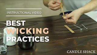 Best wicking practices  Candle Making 101 [upl. by Elpmet]