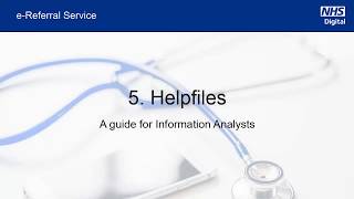 The NHS eReferral Service — Helpfiles  NHS Digital [upl. by Hola346]