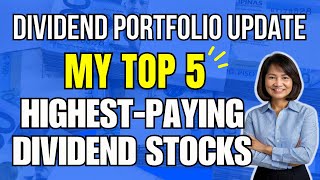 Top 5 DIVIDEND PAYING Stocks in My Portfolio  Dividend Investing Strategy [upl. by Nnyleuqcaj]