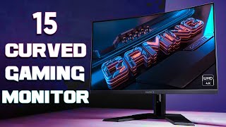 15 Best Curved Gaming Monitor 2024 [upl. by Malachi]