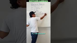 🧶SUSTITUCIÓN ALGEBRAICA🧶 mateciencias [upl. by Ahsenrad626]