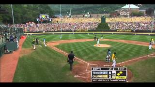 LLWS 2012  PetalumaTennessee US Championship Game [upl. by Bondy]