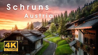 🇦🇹 Schruns Austria Walking september 4k 60fps Шрунс Австрия прогулка по городу в сентябре [upl. by Llert746]