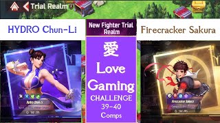 Street Fighter Duel  愛Love  Fighter Trial Realms  Hydro ChunLi  Firecracker Sakura [upl. by Oel]