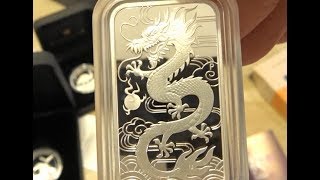 New rectangular proof dragon and 2oz piedfort Wedgetailed Eagle [upl. by Skippy983]