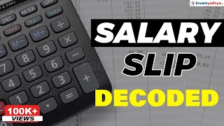 Salary Slip explained  Decoding your Pay Slip  Know all about your Salary Slip [upl. by Oniger]