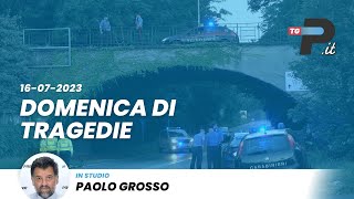 TgPrealpinait 16072023  Domenica di tragedie [upl. by Polloch]