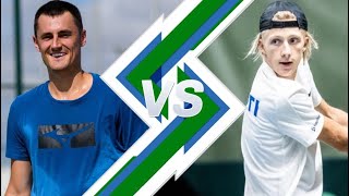 Bernard Tomic vs Mark Lajal  TIBURON 2023 [upl. by Nalor]