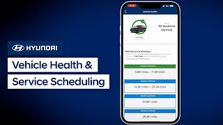 Vehicle Health and Service Scheduling  Bluelink®  Hyundai [upl. by Audie]