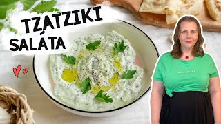 Egyszerű tzatziki recept könnyű görög saláta [upl. by Keeler]