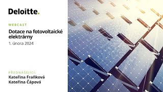 Dotace na fotovoltaické elektrárny [upl. by Car]