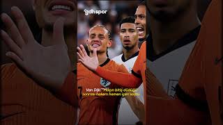 🍊 Hollanda İngiltereye karşı 1 kişi eksik HAKEMSİZ oynadı euro2024withshorts [upl. by Azitram]