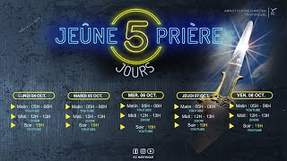 5 jours de jeûne et de prière J5 matin [upl. by Atnas]