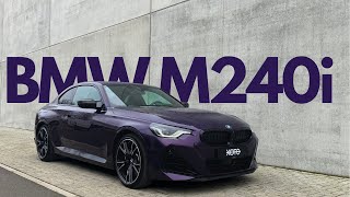 BMW M240i with a near CRASH  Review  POV [upl. by Naol656]