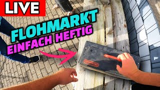 LIVE Flohmarkt Action  Kellerfund Nintendo NES auf dem Dorftrödel  Koffer voll  Reselling [upl. by Athalee]