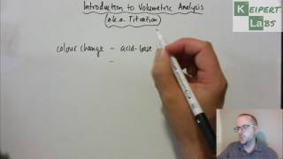 Introduction to Volumetric Analysis aka Titration [upl. by Ultan]