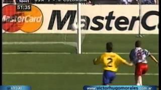 Estados Unidos 2 Colombia 1 Relato Jose Gabriel Mundial 1994 Los goles [upl. by Ajnot]