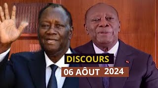 DISCOURS DU 6 AÔUT 2024 DU PRÉSIDENT ALASSANE OUATTARA DÉCRYPTAGE [upl. by Kerrill]