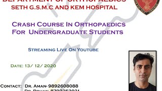 CRASH COURSE OF ORTHOPEDICS FOR FINAL YEAR MBBS STUDENTS PART3 [upl. by Elaina318]