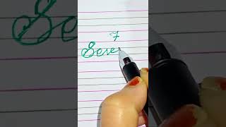 Cursive writing for beginners word writing shortvideo shortfeed viralshort [upl. by Ocsic]