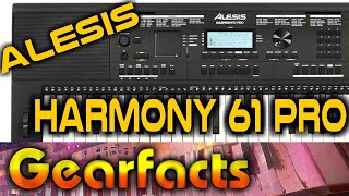 Sampling DJing keyboarding ALESIS Harmony 61 Pro review [upl. by Mihalco]