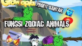 NEW ITEM GROWTOPIA 2024 ZODIAC ANIMALS AUTO PROFIT [upl. by Nisa]