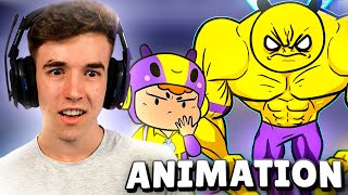 REACCIONANDO A SHOWDOWN OF CHAOS 4  ANIMACIONES de BRAWL STARS [upl. by Nuj]