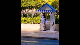 The Evzones  the elite Greek Presidential Guard  Hellas viral athensgreece greek travel [upl. by Combe]