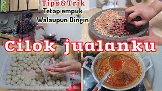 RESEP CILOK ENAK JUALANKUTETAP EMPUK MESKIPUN SUDAH DINGIN idejualan cilok resepcilok irt [upl. by Huttan]