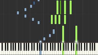 Star Wars  The Force Theme Piano Tutorial Synthesia Patrik Pietschmann [upl. by Edgard62]