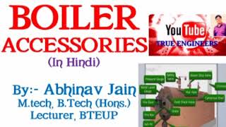 BOILER ACCESSORIESProcess Plant EquipmentIn HindiVideo 4Mechanical and Chemical Engg [upl. by Areik]