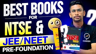 Best Books for NTSE amp JEE NEET Prefoundation  NTSE Best Books  Prefoundation Book List [upl. by Moffit]