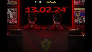 PRESENTAZIONE NUOVA FERRARI SF24 LIVE REACTION [upl. by Neehar]