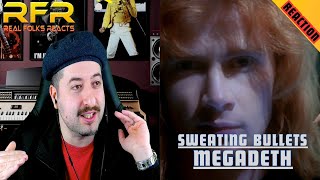 Megadeth  Sweating Bullets Official Music Video REACTION [upl. by Arimlede]