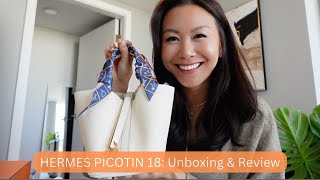 HERMES PICOTIN 18 UNBOXING amp REVIEW  is it worth it price pros amp cons [upl. by Kendricks]