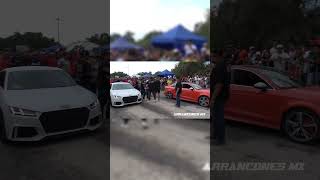 Audi RS3 vs Audi TT RS arrancones [upl. by Clarance350]