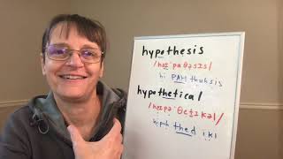 How to Pronounce Hypothesis and Hypothetical Free American Accent Training SpeechModificationcom [upl. by Hamas312]