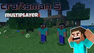 How to play 🥰multiplayer in craftsman 5 😎 [upl. by Blondy587]