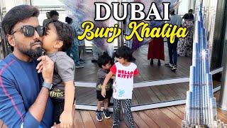 துபாய் BURJ KHALIFA Surprise to JO amp Jaden  Tallest Tower in the world  DAN JR VLOGS [upl. by Sutit209]