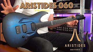 Aristides 060  In Depth Review amp Sound Example Guitar Demo Fishman Fluence Killswitch Engage [upl. by Gad]