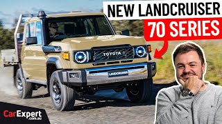 2024 LandCruiser 70 Seriesnow with fourcylinder amp auto Toyotas rugged utebakkie first look [upl. by Hgielrahc351]