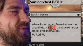 WHEN ONE LAND KILLS 4 OPPONENTS Sunscorched Desert Paradox Emancipation Historic MTG Arena [upl. by Zelde]