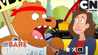 Save The Cave  We Bare Bears Mega Compilation  Cartoon Network  Cartoons for Kids [upl. by Palmore]