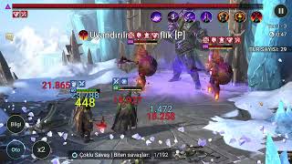 Raid Shadow Legends Artak ice golem Hard 10 [upl. by Jess65]