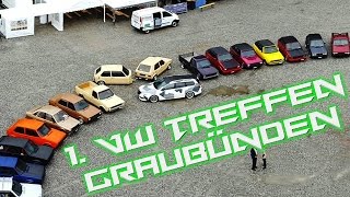 VLOG  1 VW TREFFEN GRAUBÜNDEN IN CHUR  GEILI AUTOS [upl. by Adirem]