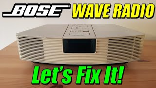 Repairing A BOSE Wave Radio Alarm Clock [upl. by Aniara854]